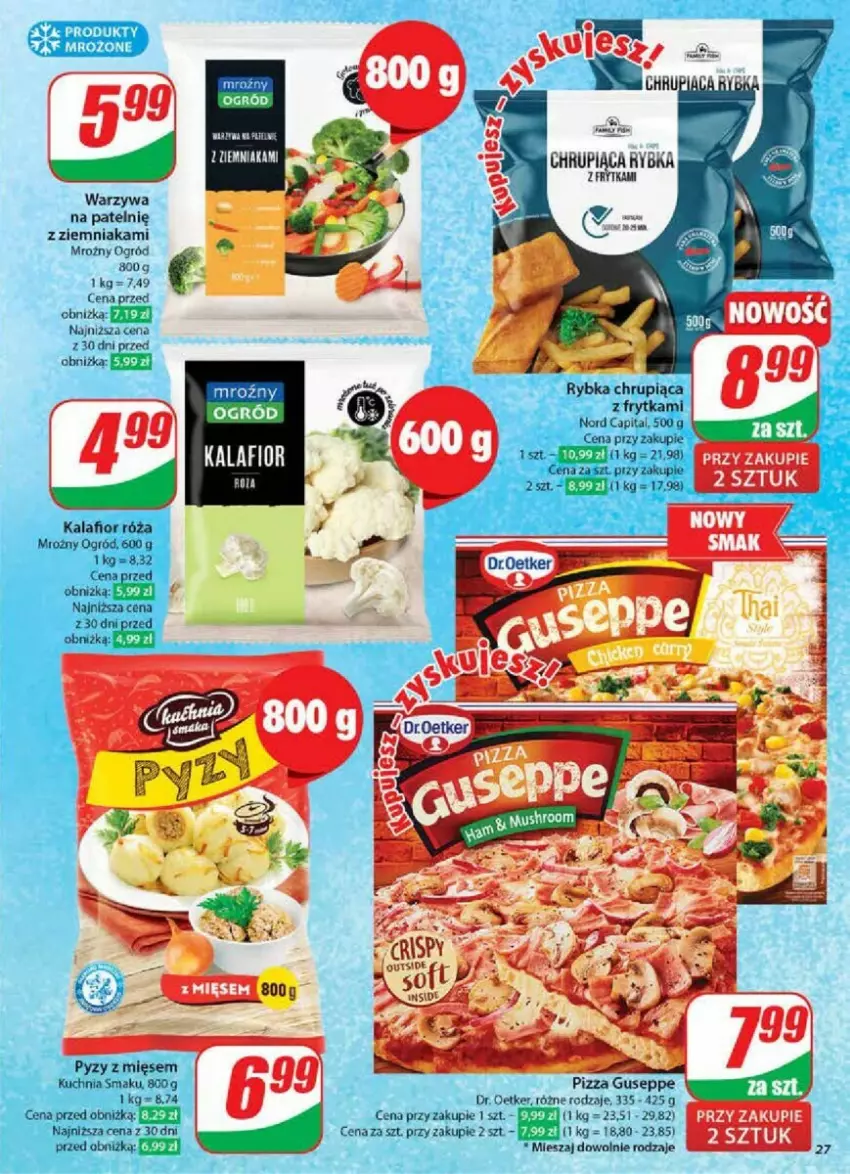 Gazetka promocyjna Dino - ważna 30.10 do 05.11.2024 - strona 20 - produkty: Dr. Oetker, Kalafior, Kuchnia, Ogród, Pizza, Róża, Warzywa