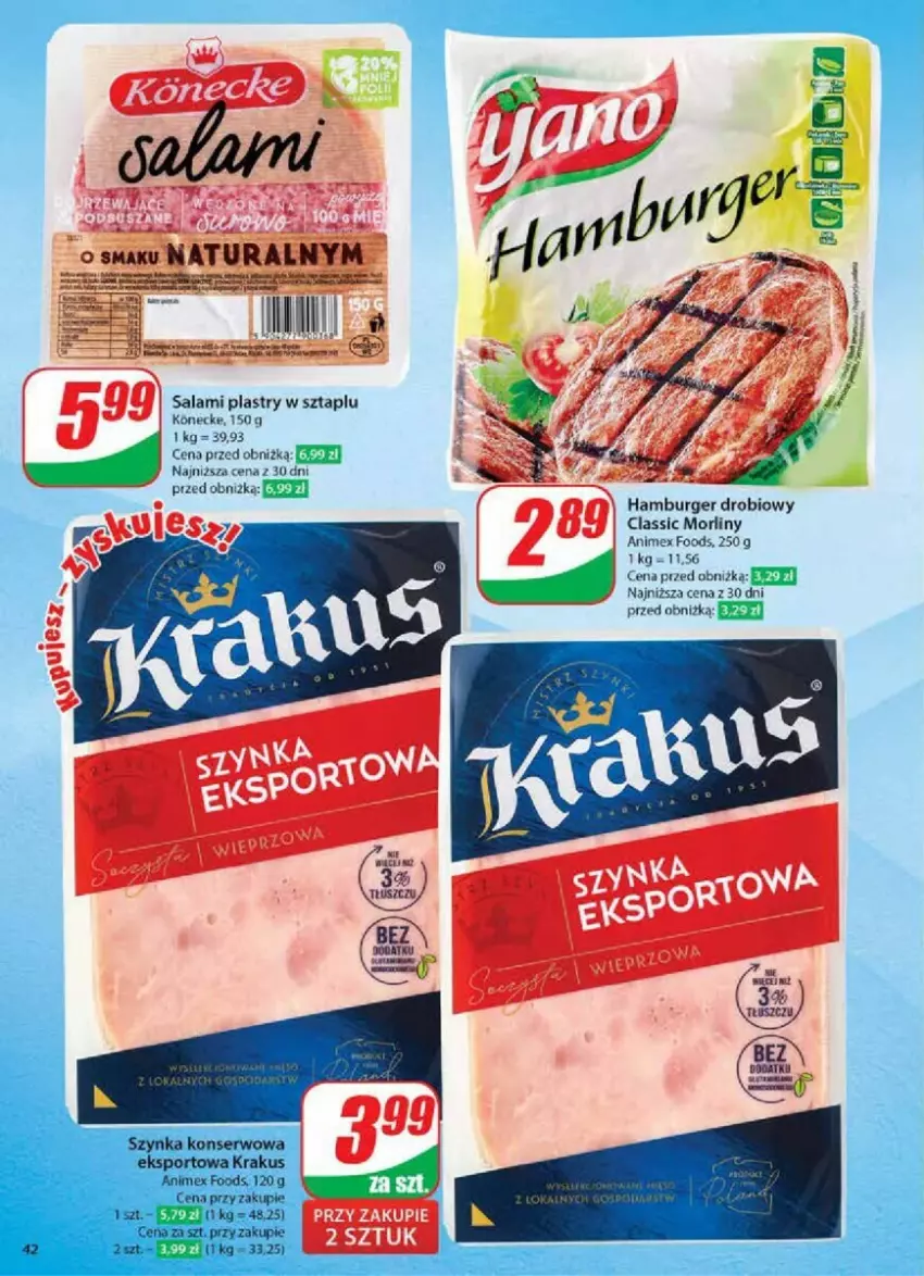 Gazetka promocyjna Dino - ważna 30.10 do 05.11.2024 - strona 37 - produkty: Burger, Fa, Hamburger, Morliny, Salami