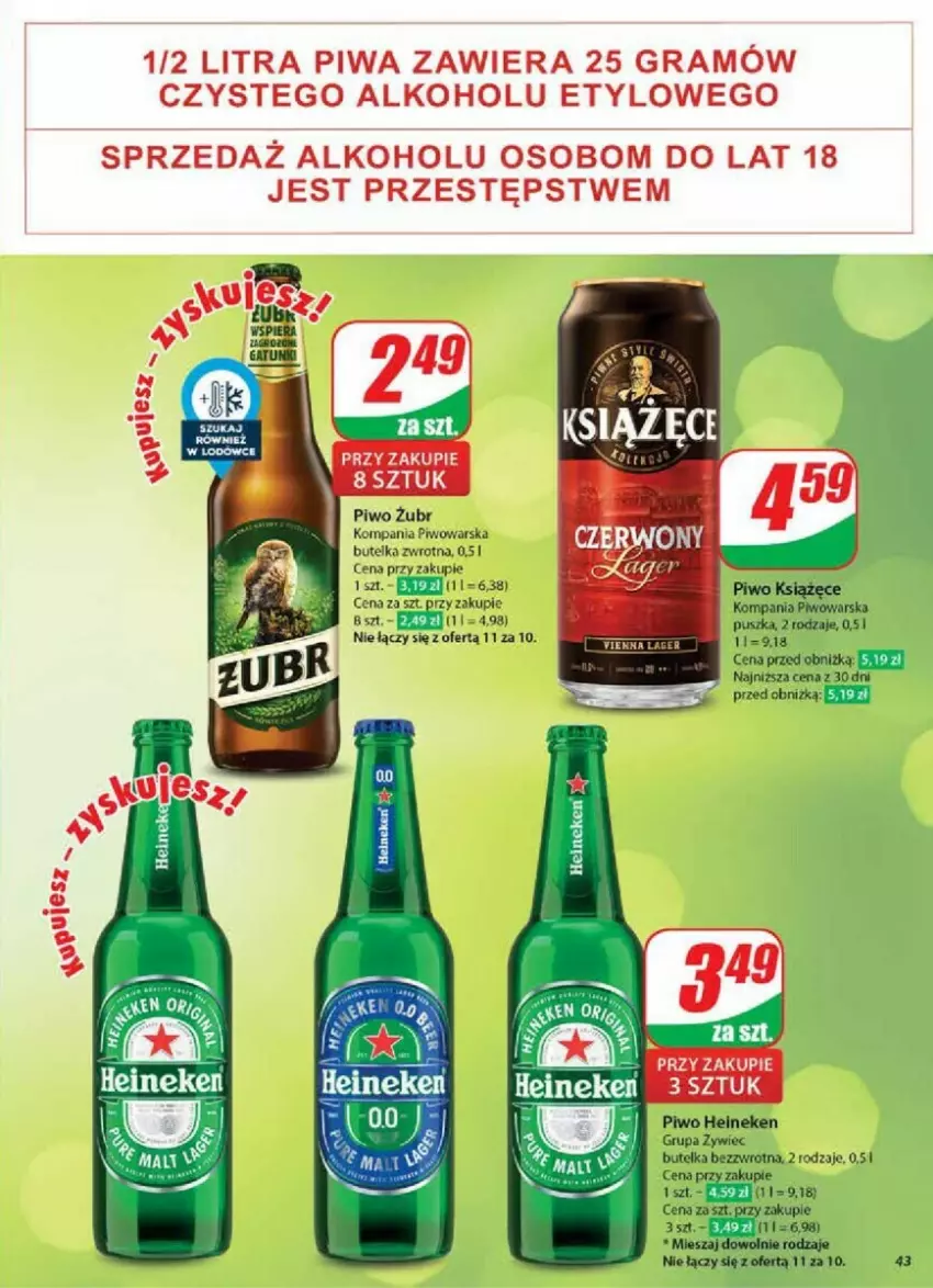 Gazetka promocyjna Dino - ważna 30.10 do 05.11.2024 - strona 38 - produkty: Gra, Heineken, Piwa, Piwo