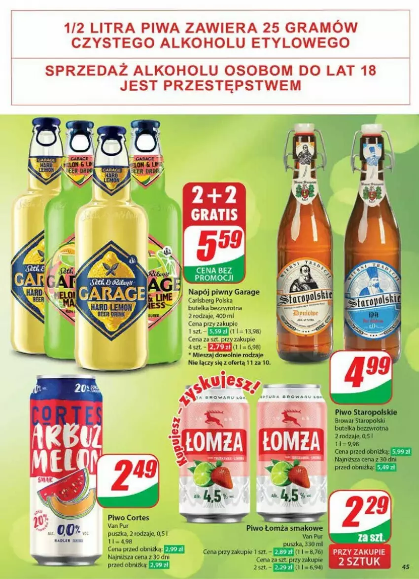 Gazetka promocyjna Dino - ważna 30.10 do 05.11.2024 - strona 40 - produkty: Carlsberg, Gra, Napój, Piwa, Piwo, Pur, Radler