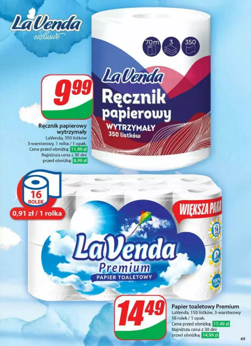 Gazetka promocyjna Dino - ważna 30.10 do 05.11.2024 - strona 62 - produkty: Papier, Papier toaletowy, Ręcznik