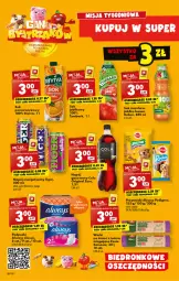 Gazetka promocyjna Biedronka - W tym tygodniu - Gazetka - ważna od 01.10 do 01.10.2022 - strona 28 - produkty: Sok, Gin, Napój energetyczny, Tiger, Always, Podpaski, Przysmaki, Kubuś, Arbuz, Napój, Pedigree