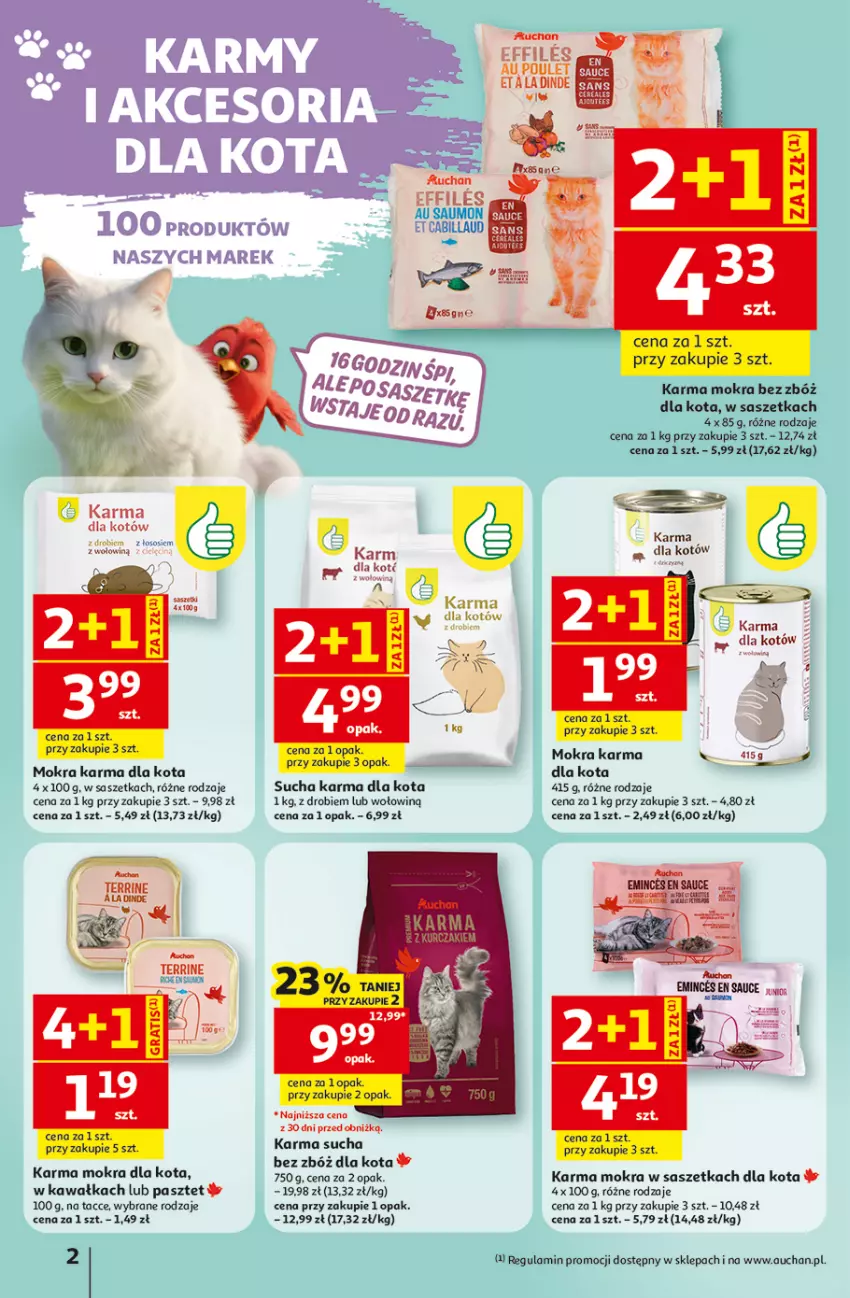 Gazetka promocyjna Auchan - Świat Pupili Hipermarket - ważna 01.10 do 10.10.2026 - strona 2 - produkty: Fa, Kawa, Mokra karma, Pasztet, Sucha karma