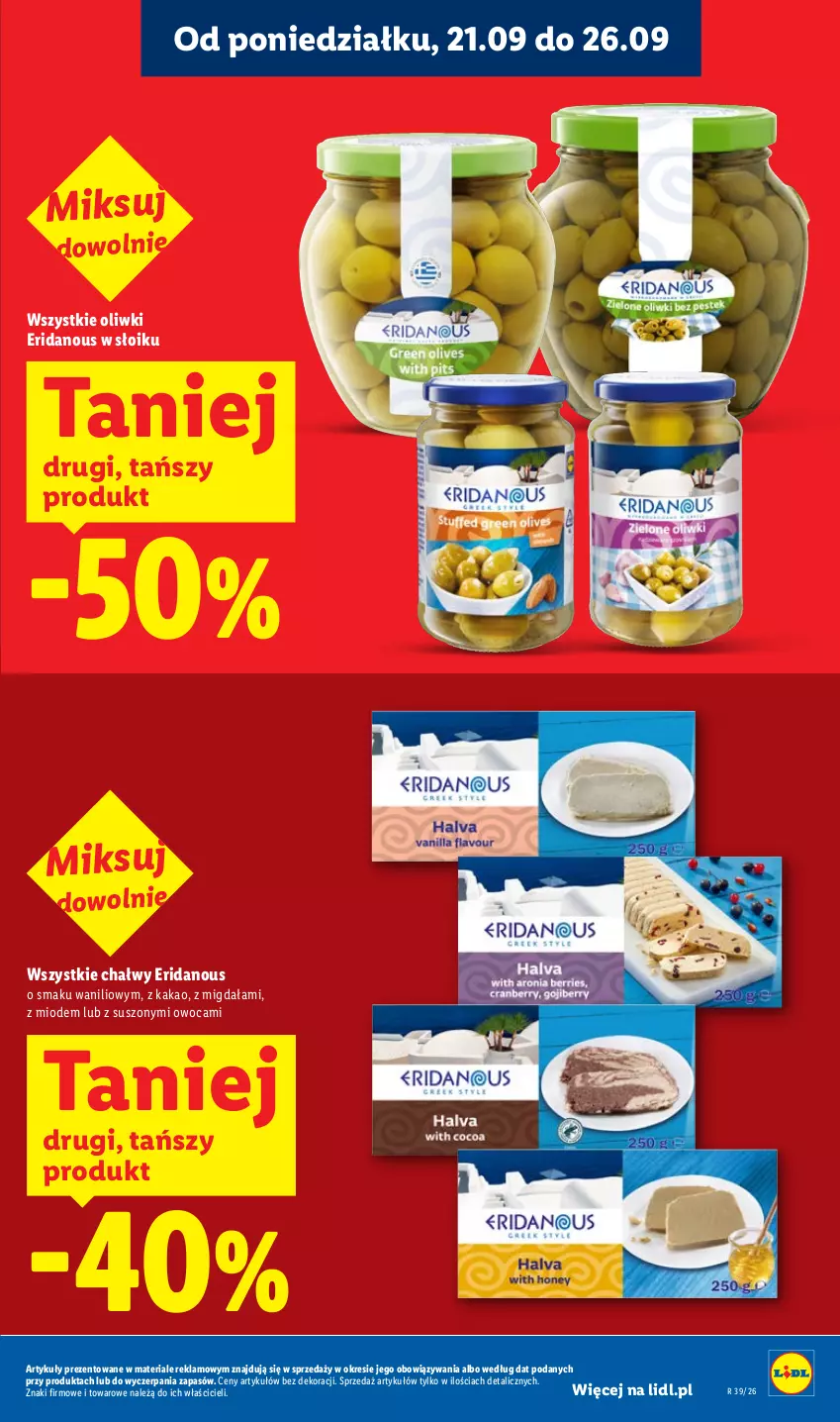 Gazetka promocyjna Lidl - Gazetka ważna od 21.09. do 23.09 - ważna 21.09 do 23.09.2026 - strona 17 - produkty: Kakao, Oliwki