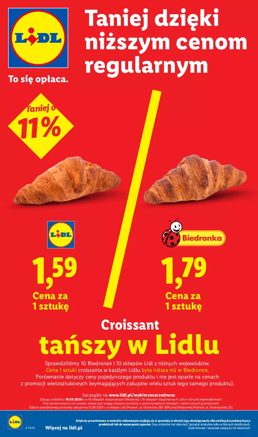 Gazetka promocyjna Lidl - Gazetka ważna od 21.09. do 23.09 - ważna 21.09 do 23.09.2026 - strona 2 - produkty: Croissant, Gra, Por, Rama