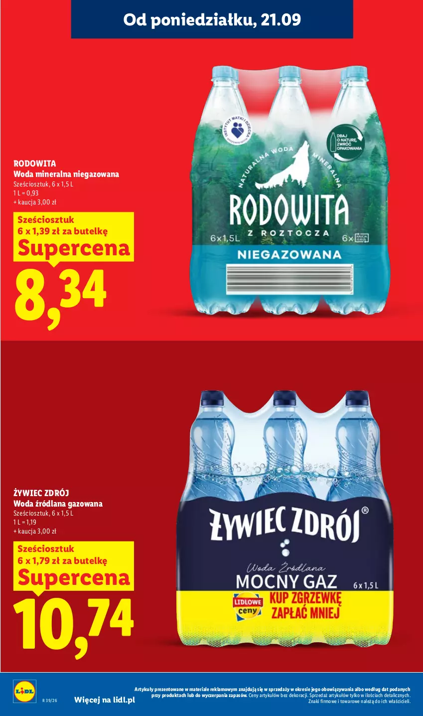 Gazetka promocyjna Lidl - Gazetka ważna od 21.09. do 23.09 - ważna 21.09 do 23.09.2026 - strona 24 - produkty: LANA, Woda, Woda mineralna