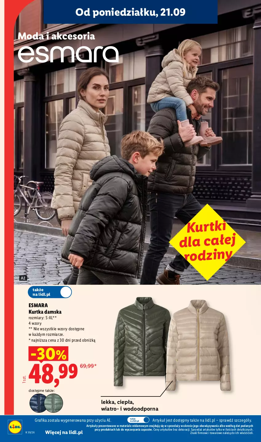 Gazetka promocyjna Lidl - Gazetka ważna od 21.09. do 23.09 - ważna 21.09 do 23.09.2026 - strona 28 - produkty: Gra, Grafika, Kurtka, Moda, Por