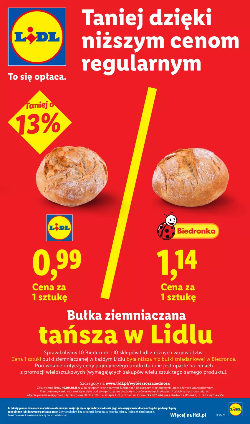 Gazetka promocyjna Lidl - Gazetka ważna od 21.09. do 23.09 - ważna 21.09 do 23.09.2026 - strona 3 - produkty: Bułka, Danio, Gra, Por, Rama