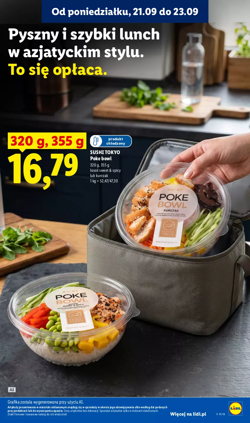 Gazetka promocyjna Lidl - Gazetka ważna od 21.09. do 23.09 - ważna 21.09 do 23.09.2026 - strona 89 - produkty: Gra, Grafika, Kurczak, Sushi