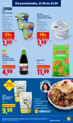 Gazetka promocyjna Lidl - Gazetka ważna od 21.09. do 23.09 - Gazetka - ważna od 23.09 do 23.09.2026 - strona 59 - produkty: Sok, Zott, Bell, Jogurt, Bieluch, Mąka, Owoce, Bella, Jogobella, Mango, Kokos