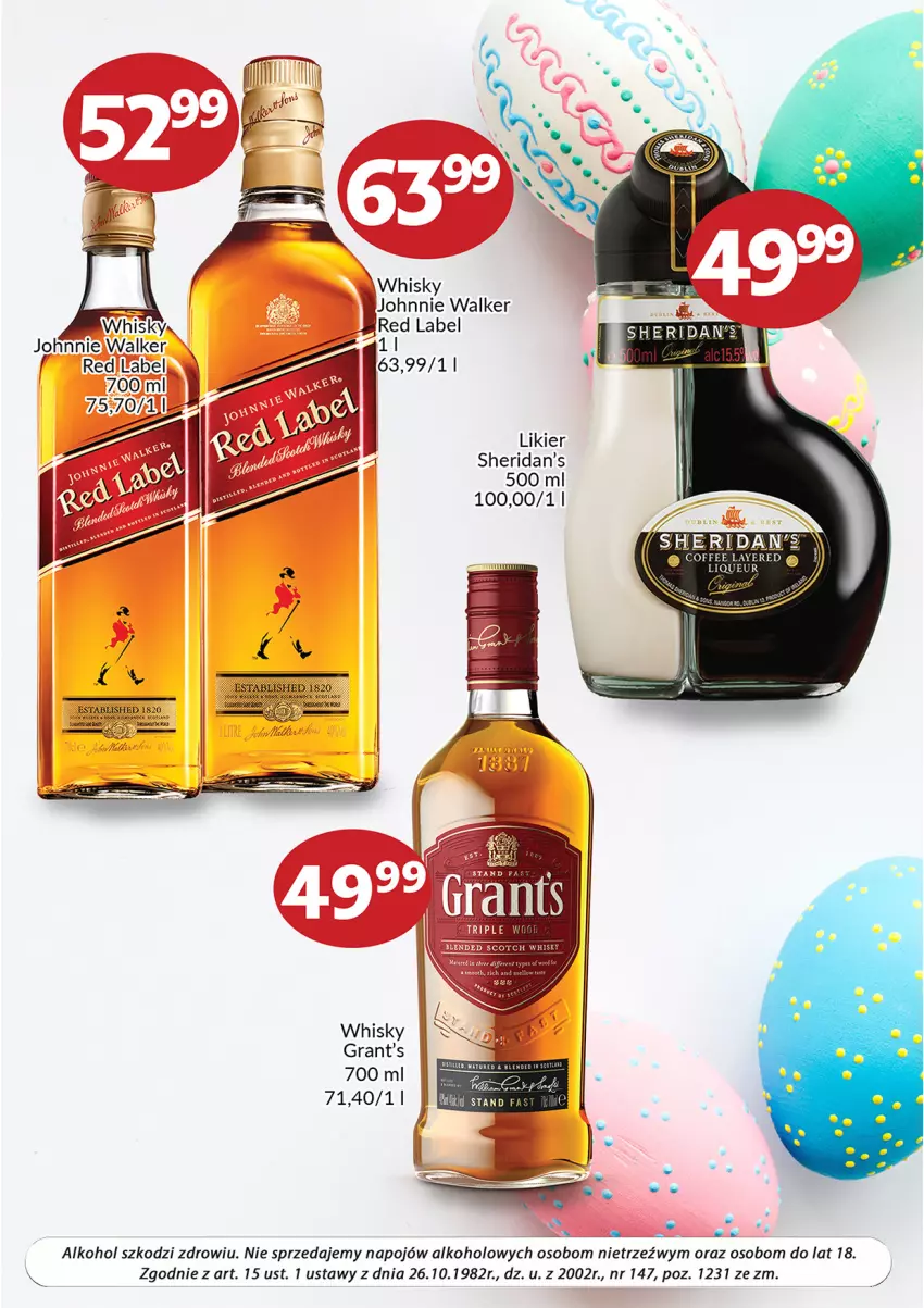 Gazetka promocyjna Prim Market - ważna 01.04 do 30.04.2022 - strona 11 - produkty: Gra, Grant's, Likier, Sheridan's, Whisky