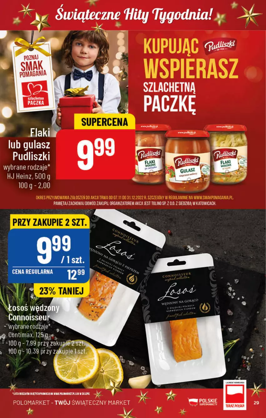 Gazetka promocyjna PoloMarket - Gazetka pomocyjna - ważna 16.11 do 22.11.2022 - strona 29 - produkty: Heinz, Miecz, Pudliszki