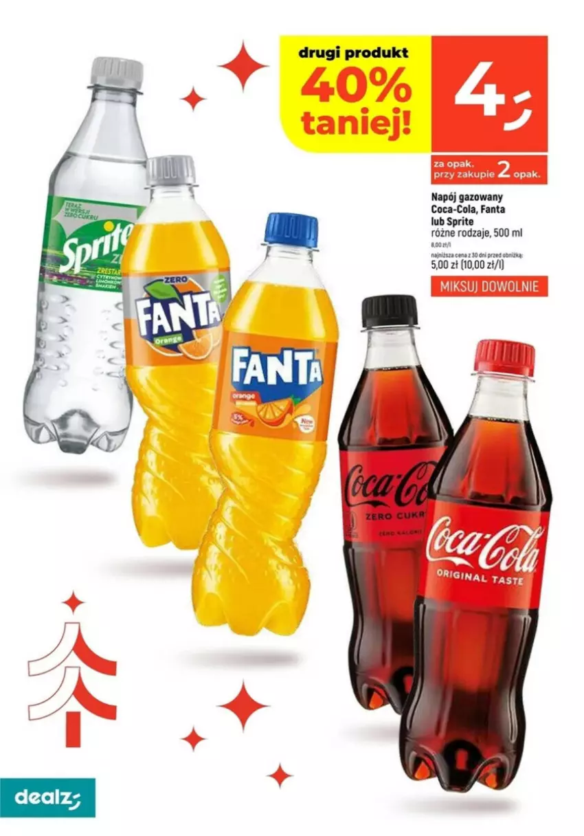 Gazetka promocyjna Dealz - ważna 19.12 do 24.12.2024 - strona 8 - produkty: Coca-Cola, Fa, Fanta, Napój, Napój gazowany, Sprite