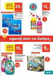 Gazetka promocyjna Dealz - Gazetka - ważna od 24.12 do 24.12.2024 - strona 14 - produkty: Puf, Papier, Finish, Tablet, Odtłuszczacz, Ręcznik, Zmywarki, Tabletki do zmywarki