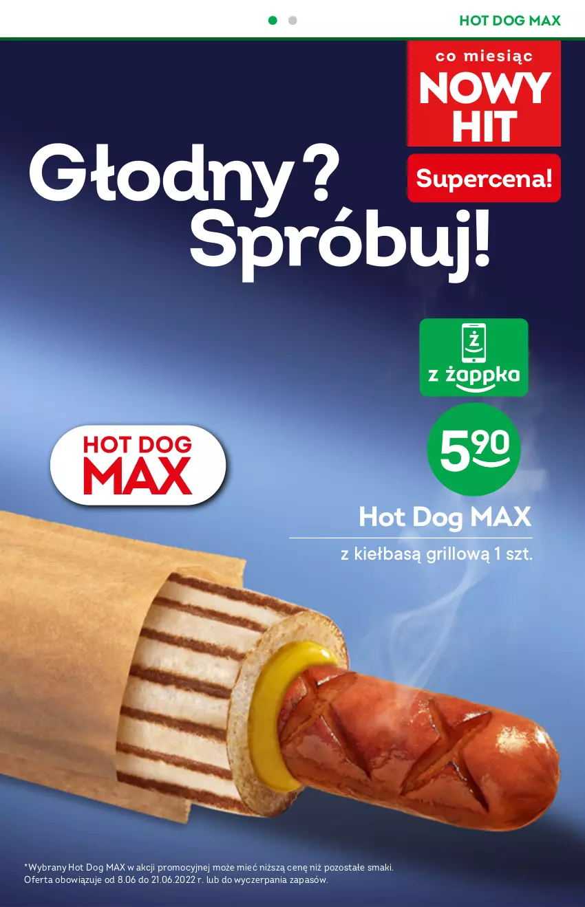 Gazetka promocyjna Żabka - ważna 08.06 do 14.06.2022 - strona 18 - produkty: Grill, Hot dog