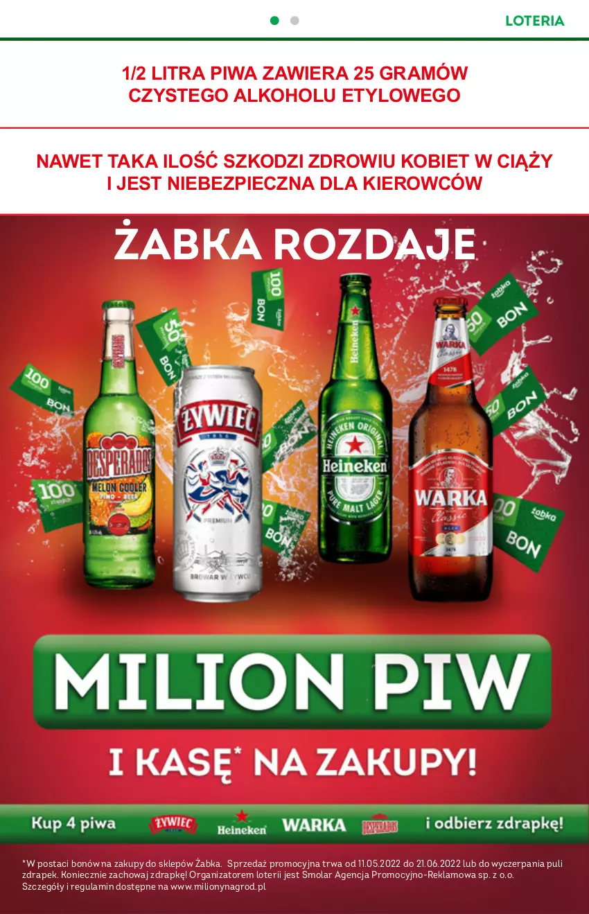 Gazetka promocyjna Żabka - ważna 08.06 do 14.06.2022 - strona 2 - produkty: Gra, Lion, Mola, Piec, Piwa