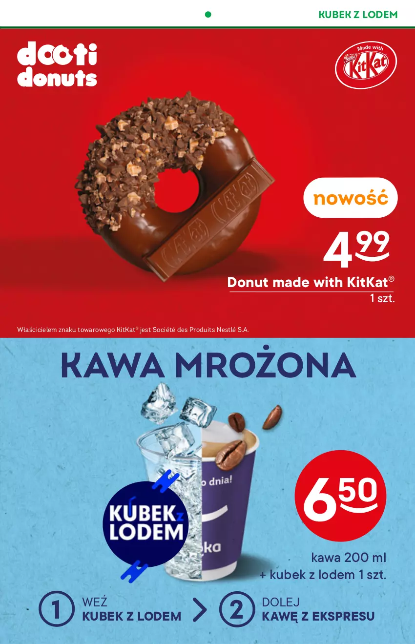 Gazetka promocyjna Żabka - ważna 08.06 do 14.06.2022 - strona 43 - produkty: Donut, Kawa, Kubek, Nestlé, Olej