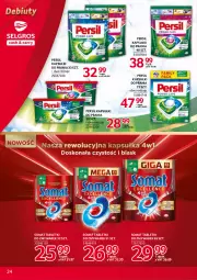 Gazetka promocyjna Selgros - Debiuty w Selgros - Gazetka - ważna od 23.06 do 23.06.2021 - strona 24 - produkty: Tablet, Persil, Somat, Kapsułki do prania