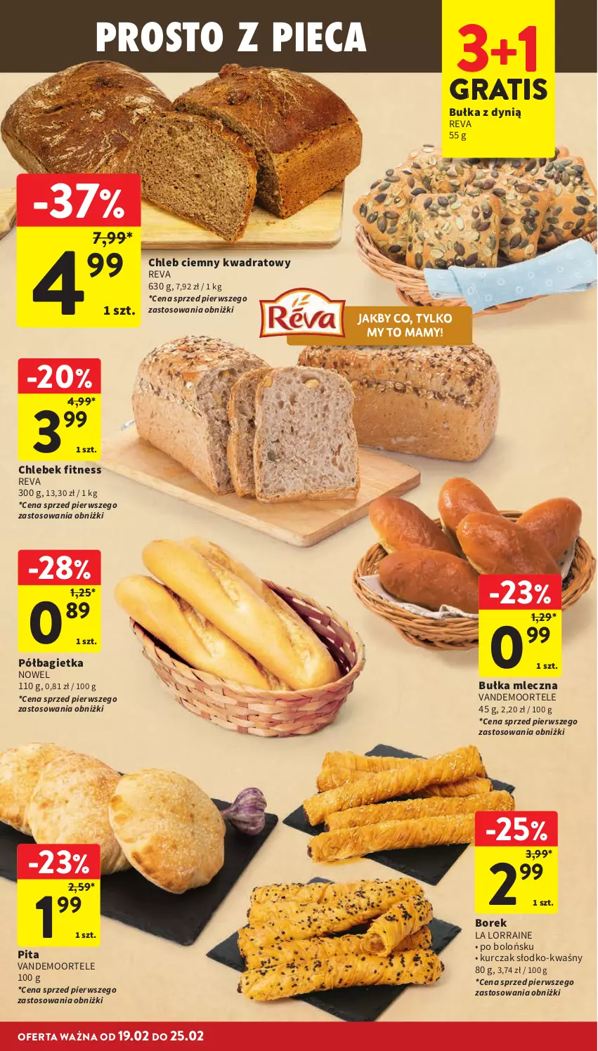 Gazetka promocyjna Intermarche - Gazetka promocyjna - ważna 19.02 do 25.02.2026 - strona 26 - produkty: Bagietka, Bułka, Chleb, Dynią, Gra, Kurczak, Piec, Półbagietka