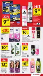 Gazetka promocyjna Intermarche - Gazetka promocyjna - Gazetka - ważna od 25.02 do 25.02.2026 - strona 39 - produkty: Palette, Pur, Bell, Dezodorant, Adidas, Always, Szampon, Podpaski, Bella, Odżywka, Goal, Farba do włosów, Fa