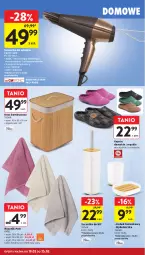 Gazetka promocyjna Intermarche - Gazetka promocyjna - Gazetka - ważna od 25.02 do 25.02.2026 - strona 40 - produkty: Top, Kapcie, Szczotka, Kosz, Ręcznik, Mydelniczka, Suszarka, Kubek, Szczotka do WC, Fa