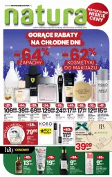 Gazetka promocyjna Drogerie Natura - Gazetka Drogerie Natura - Gazetka - ważna od 09.02 do 09.02.2022 - strona 1 - produkty: Makijaż, Puf, Bell, Olej arganowy, Calvin Klein, Maybelline, KOBO, Tera, Tusz, Lack, Woda toaletowa, Mexx, Puder, Max Factor, Bourjois, Acana, Woda, Bransoletka, Olej, Podkład, Fa