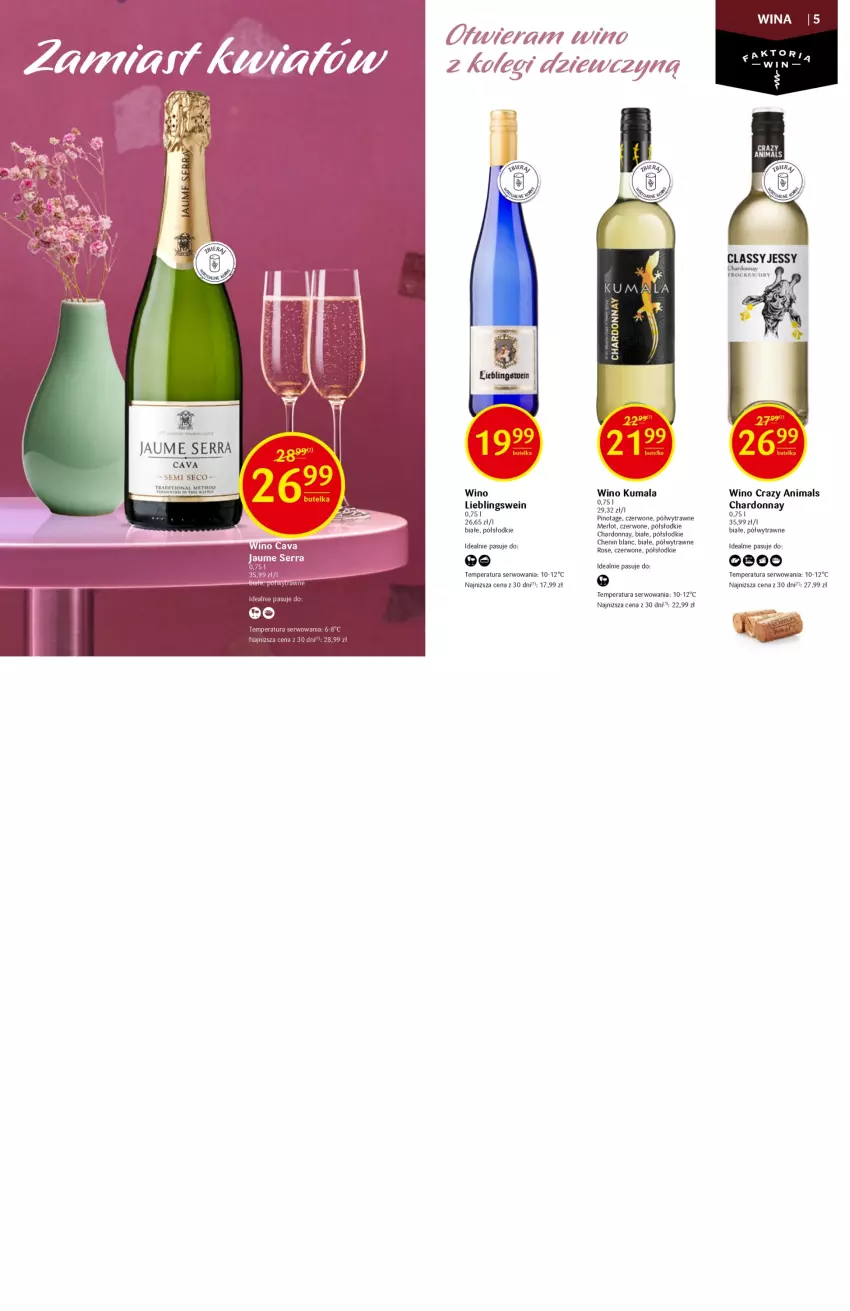 Gazetka promocyjna Delikatesy Centrum - Katalog alkoholowy DC06/07 - ważna 09.02 do 22.02.2023 - strona 3 - produkty: Chardonnay, Merlot, Ser, Wino