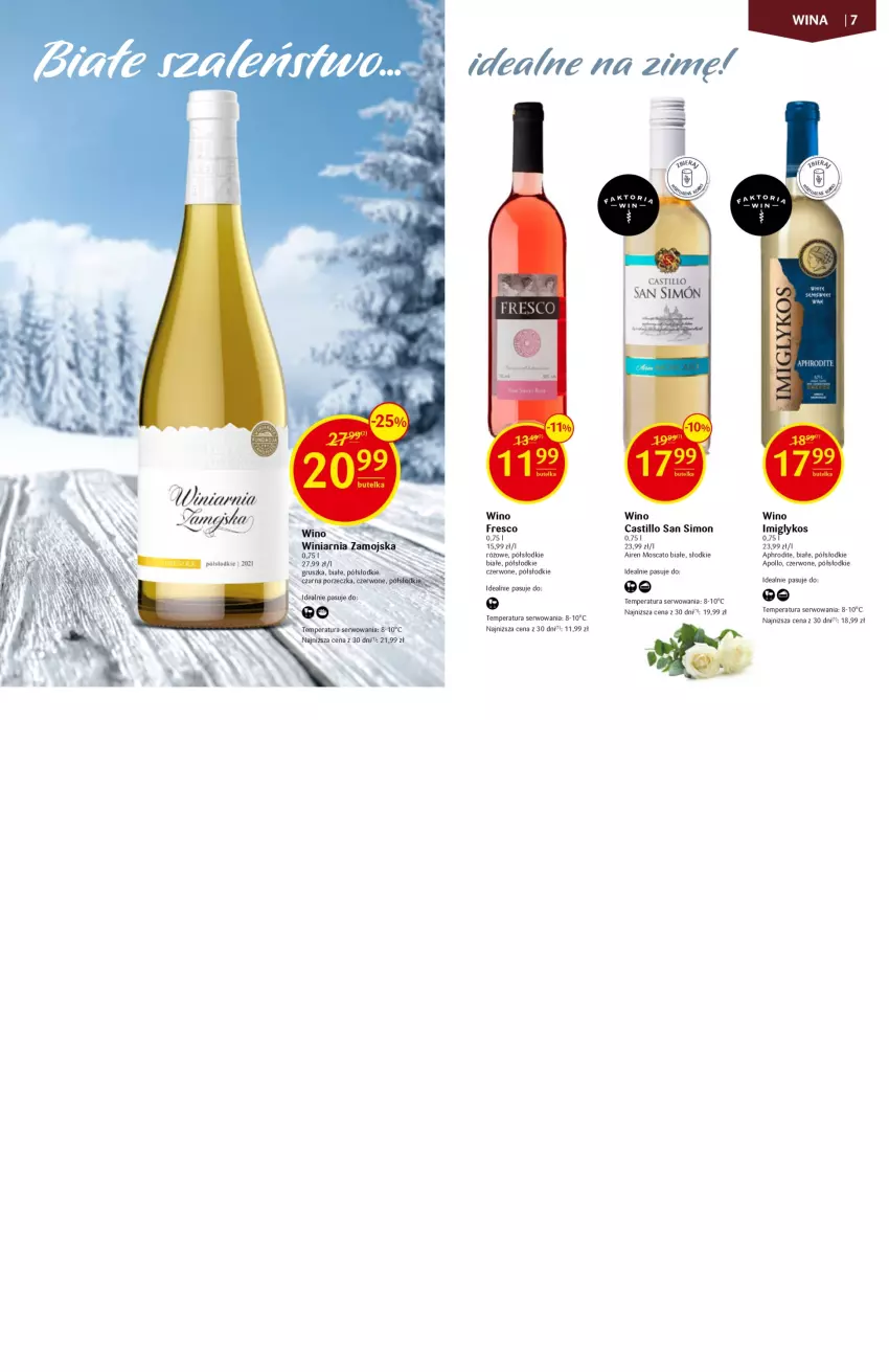 Gazetka promocyjna Delikatesy Centrum - Katalog alkoholowy DC06/07 - ważna 09.02 do 22.02.2023 - strona 4 - produkty: Fresco, Por, Ser, Winiarnia Zamojska, Wino