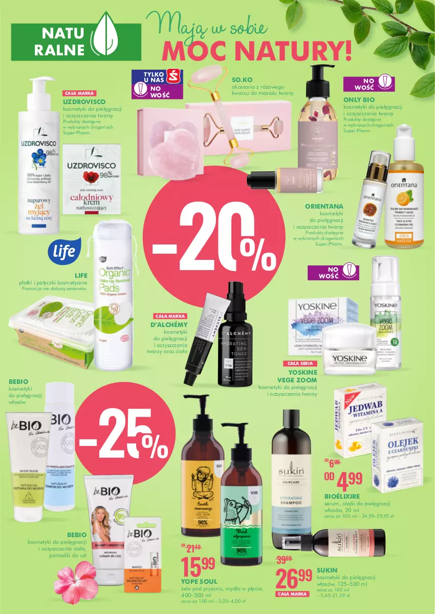 Gazetka promocyjna Super Pharm - Gazetka - ważna 05.05 do 18.05.2022 - strona 5 - produkty: Kosmetyki do pielęgnacji, Olej, Patyczki kosmetyczne, Rum, Ser, Serum, Yope, Yoskine