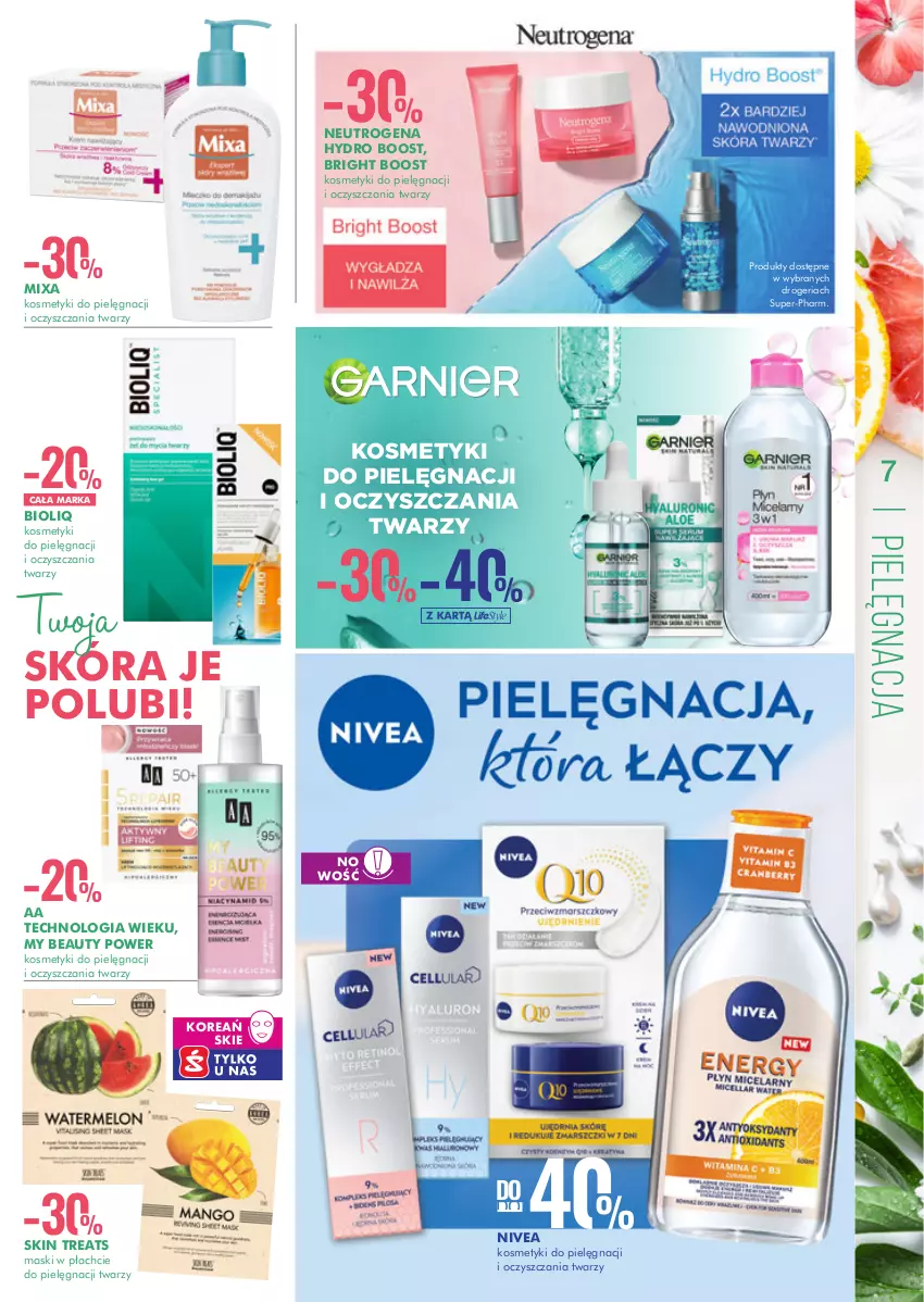 Gazetka promocyjna Super Pharm - Gazetka - ważna 05.05 do 18.05.2022 - strona 7 - produkty: Kosmetyki do pielęgnacji, Mixa, Neutrogena, Nivea