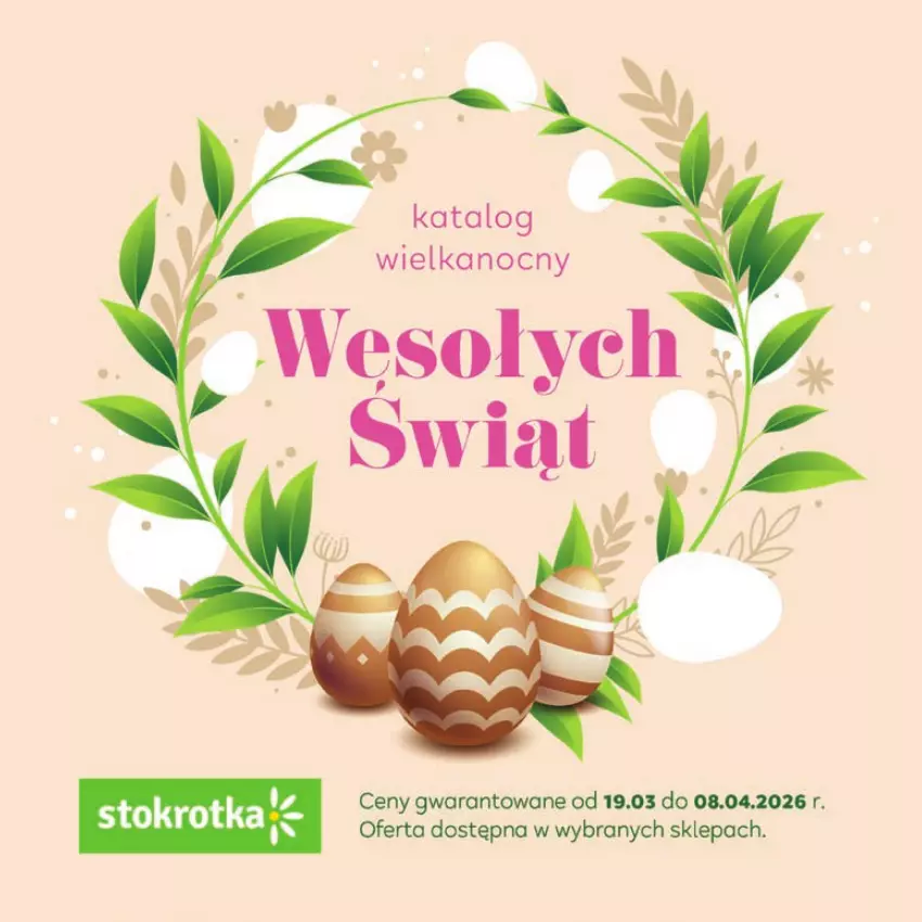 Gazetka promocyjna Stokrotka - Katalog Wielkanocny! - ważna 19.03 do 08.04.2026 - strona 1