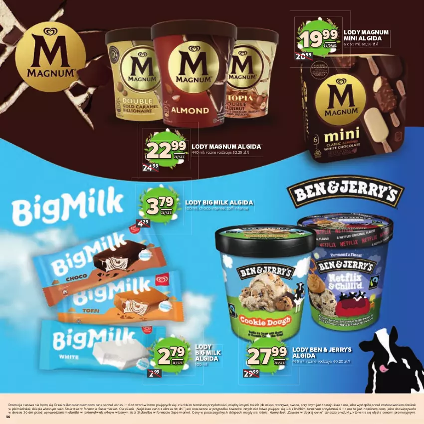 Gazetka promocyjna Stokrotka - Katalog Wielkanocny! - ważna 19.03 do 08.04.2026 - strona 36 - produkty: Algida, Big Milk, LG, Lody, Mięso, Owoce, Warzywa