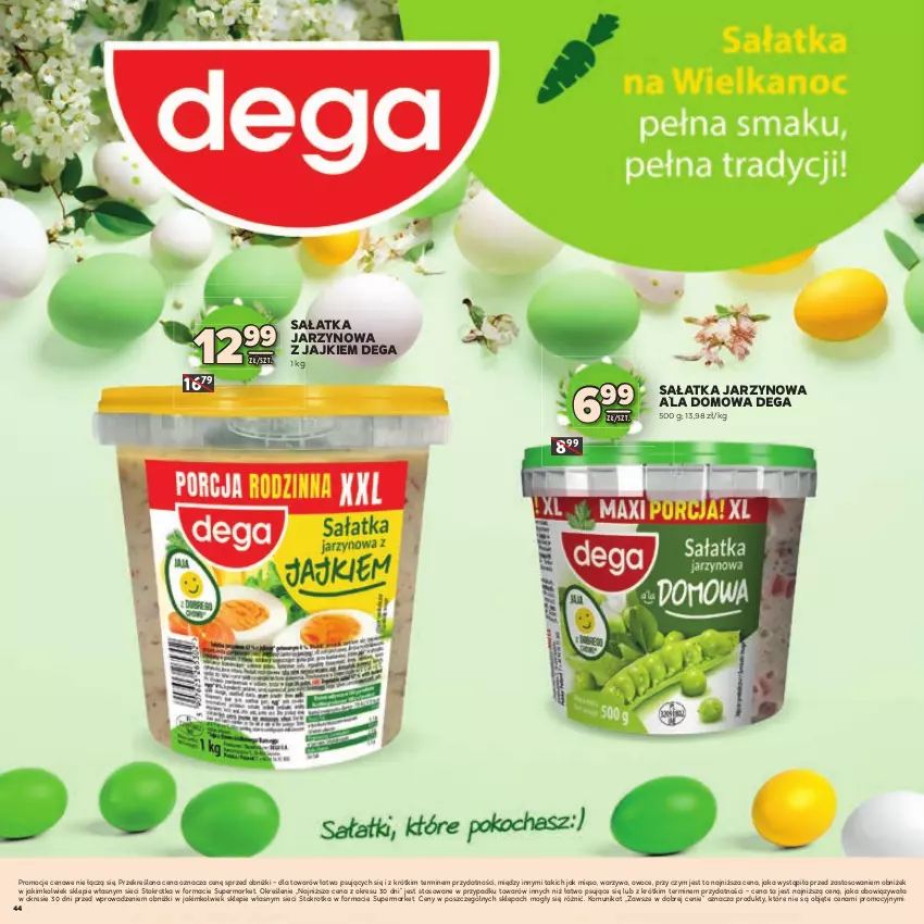 Gazetka promocyjna Stokrotka - Katalog Wielkanocny! - ważna 19.03 do 08.04.2026 - strona 44 - produkty: Dega, Mięso, Owoce, Sałat, Sałatka, Warzywa
