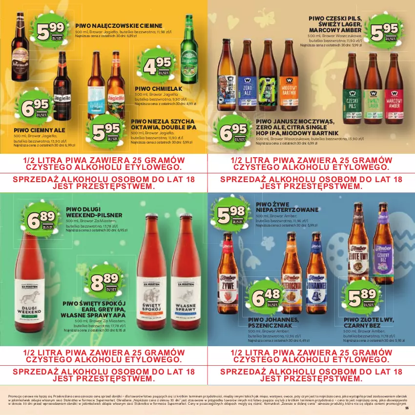Gazetka promocyjna Stokrotka - Katalog Wielkanocny! - ważna 19.03 do 08.04.2026 - strona 55 - produkty: Earl Grey, Gra, Mięso, Owoce, Piwa, Piwo, Warzywa