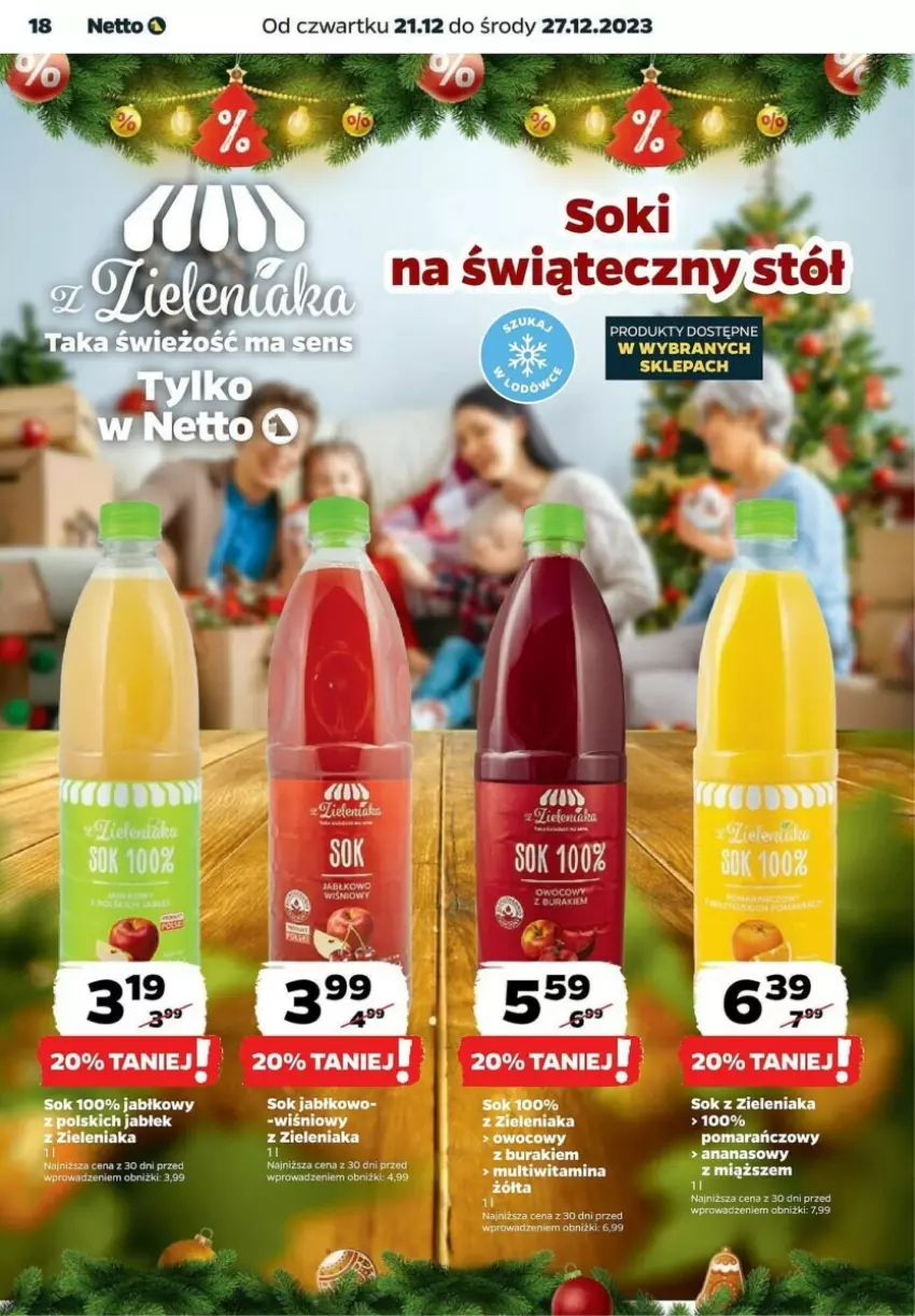 Gazetka promocyjna Netto - ważna 21.12 do 27.12.2023 - strona 10 - produkty: Fa, LG, Sok