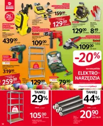 Gazetka promocyjna Selgros - Oferta przemysłowa - Gazetka - ważna od 16.04 do 16.04.2022 - strona 30 - produkty: Sok, Koc, Gra, Wiertarka, Szlifierka kątowa, Tarka, Regał, Wiertarka udarowa, Wkręt, Rękawice, Wkrętarka, Szlifierka, Waga, Regał metalowy, Akumulator