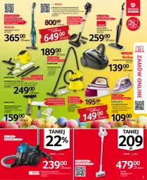 Gazetka promocyjna Selgros - Oferta przemysłowa - Gazetka - ważna od 16.04 do 16.04.2022 - strona 5 - produkty: Odkurzacz, Mop, Mop parowy, Bateria, Bosch, Parownica, Akumulator