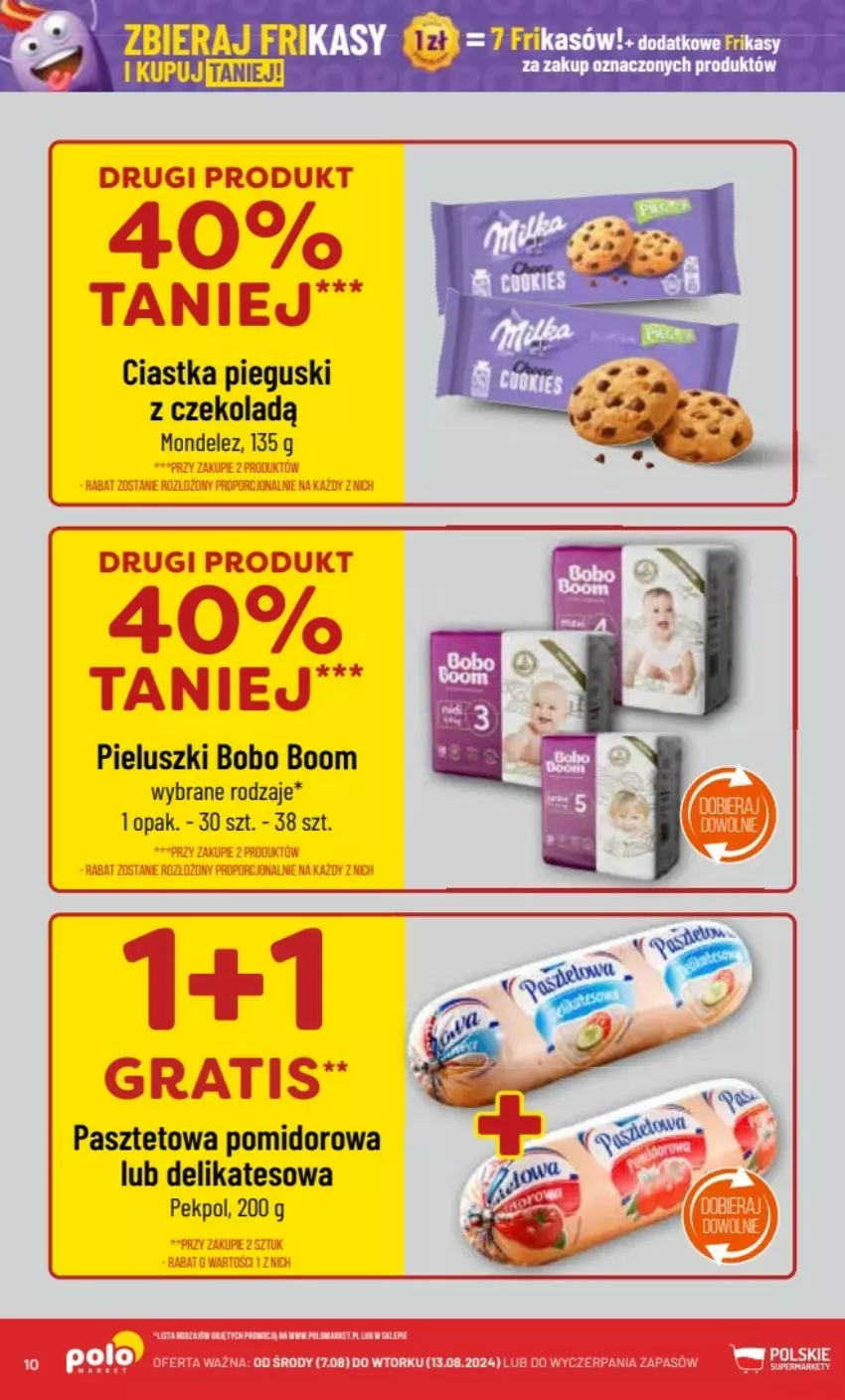 Gazetka promocyjna PoloMarket - ważna 07.08 do 13.08.2024 - strona 2 - produkty: BIC, Ciastka, Fa, Pasztet, Pekpol, Pur