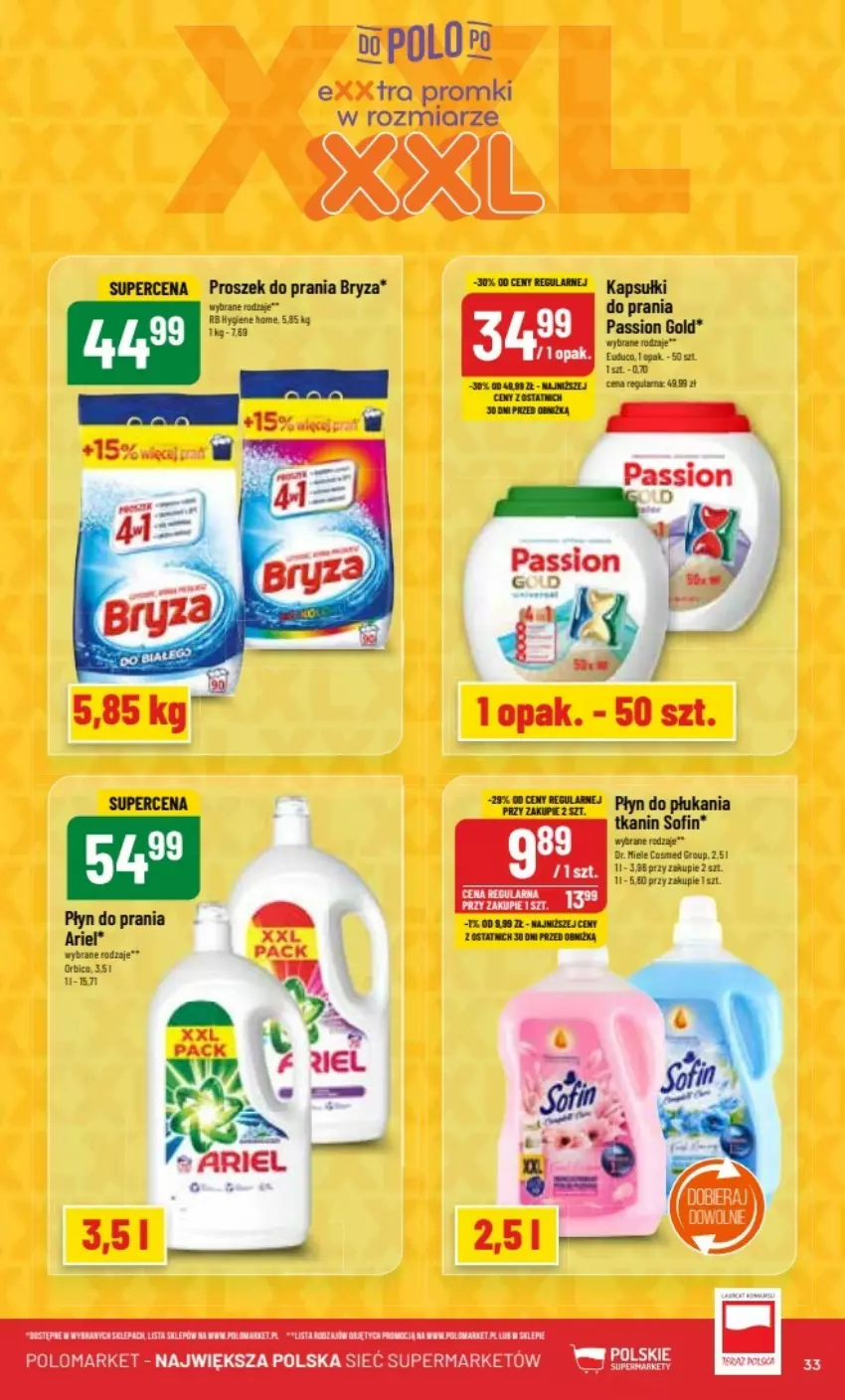 Gazetka promocyjna PoloMarket - ważna 07.08 do 13.08.2024 - strona 27 - produkty: BIC, Bryza, Płyn do płukania, Proszek do prania