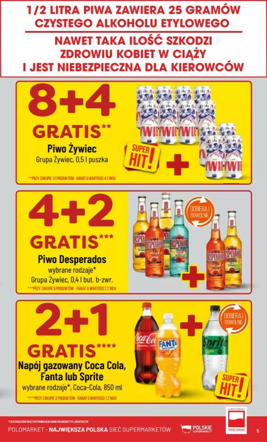 Gazetka promocyjna PoloMarket - ważna 07.08 do 13.08.2024 - strona 45 - produkty: Desperados, Fa, Fanta, Gra, Napój, Napój gazowany, Piwo, Sprite