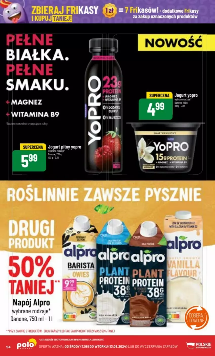 Gazetka promocyjna PoloMarket - ważna 07.08 do 13.08.2024 - strona 50 - produkty: Alpro, Danone, Napój