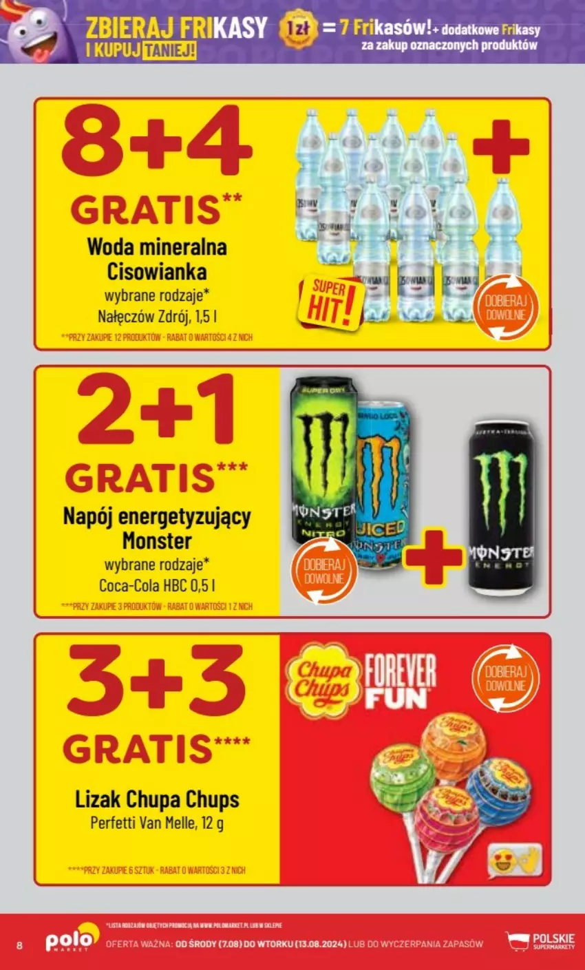 Gazetka promocyjna PoloMarket - ważna 07.08 do 13.08.2024 - strona 67 - produkty: Chupa Chups, Cisowianka, Napój, Woda, Woda mineralna