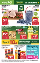 Gazetka promocyjna Stokrotka - Market - Gazetka - ważna od 10.07 do 10.07.2024 - strona 1 - produkty: Kurczak, Warzywa, 7up, Mirinda, Kawa mielona, Kawa, Lody, Tarczyński, Pepsi, Lavazza, Owoce, Kabanos, Napój, Olej, Mięso