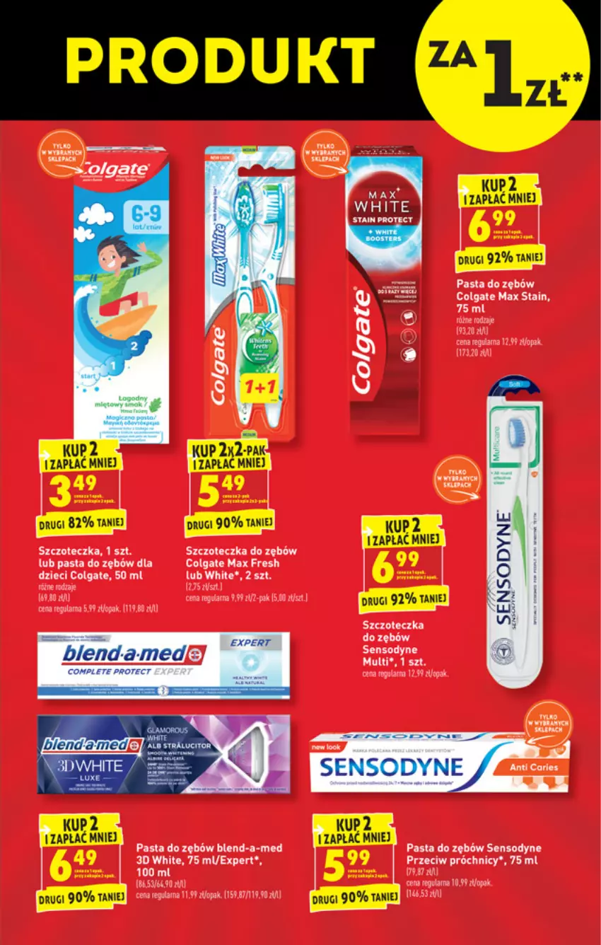 Gazetka promocyjna Biedronka - Nowy rok - ważna 03.01 do 09.01.2022 - strona 53 - produkty: Blend-a-Med, Colgate, Dzieci, Fa, LG, Pasta do zębów, Sensodyne, Szczoteczka, Szczoteczka do zębów, Tera