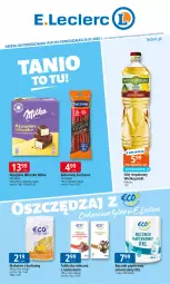 Gazetka promocyjna E Leclerc - Gazetka - ważna od 26.01 do 26.01.2026 - strona 1 - produkty: Makaron, Sok, Papier, Tarczyński, Mleczko, Ręcznik, Olej rzepakowy, Kabanos, Olej, Milka, Fa