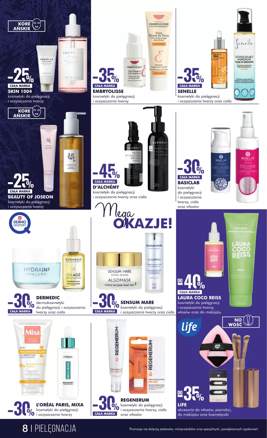 Gazetka promocyjna Super Pharm - ważna 23.11 do 01.12.2024 - strona 8 - produkty: Basiclab, Dermedic, GoPro, Koc, Kosmetyki do pielęgnacji, Laur, LG, Makijaż, Mixa, Rum