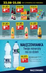 Gazetka promocyjna Biedronka - Od Czwartku - Gazetka - ważna od 28.08 do 28.08.2024 - strona 51 - produkty: Nałęczowianka, Sok, Por, Sok jabłkowy, Syrop, Cappy, Woda, Napój, Fa