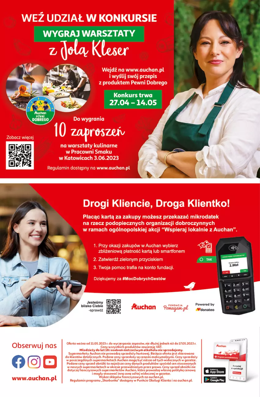 Gazetka promocyjna Auchan - Gazetka Wielkie majowe odkrycia cenowe część #3 Supermarket Auchan - ważna 11.05 do 17.05.2023 - strona 12