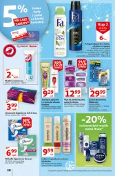 Gazetka promocyjna Auchan - Magia stołu wigilijnego Hipermarkety - Gazetka - ważna od 24.12 do 24.12.2021 - strona 30 - produkty: Zestaw prezentowy, Pantene, Listerine, Discreet, Wella, Szynka, Chusteczki, Płatki kosmetyczne, Szampon, Maszynka, Pianka do włosów, Wkładki, Antyperspirant, Nivea, Lakier, Fa