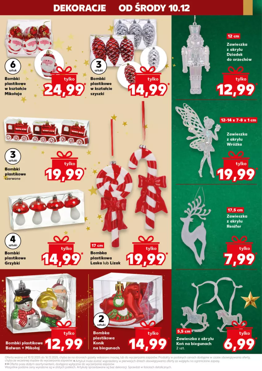Gazetka promocyjna Kaufland - Kaufland - ważna 10.12 do 16.12.2025 - strona 25 - produkty: Bombki, Renifer